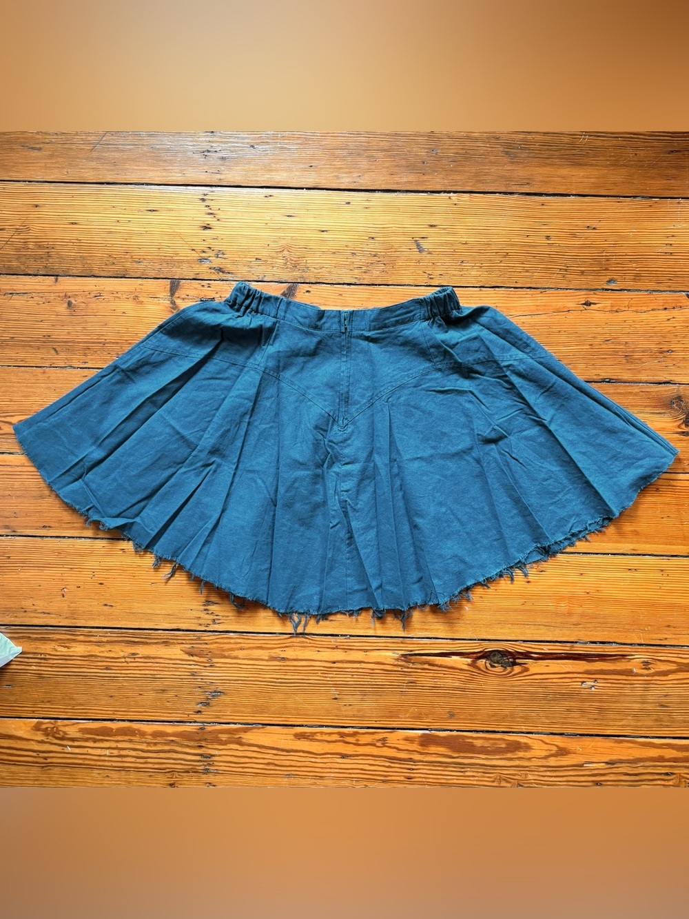 Blue Authentic Western Circle Skirt